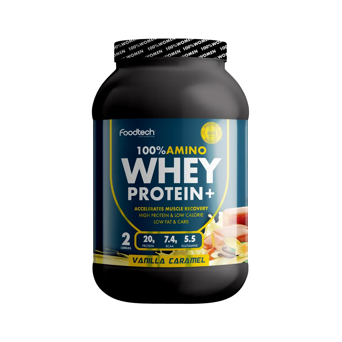Proteína whey hidrolizada 2 lb Foodtech (100% Amino Whey Protein)