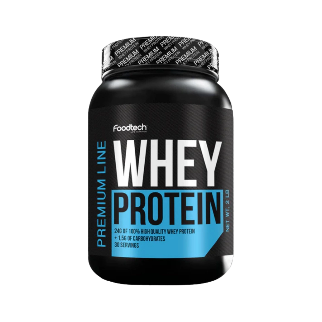 whey protein foodtech premium line tamaños 1 lb y 2 lb