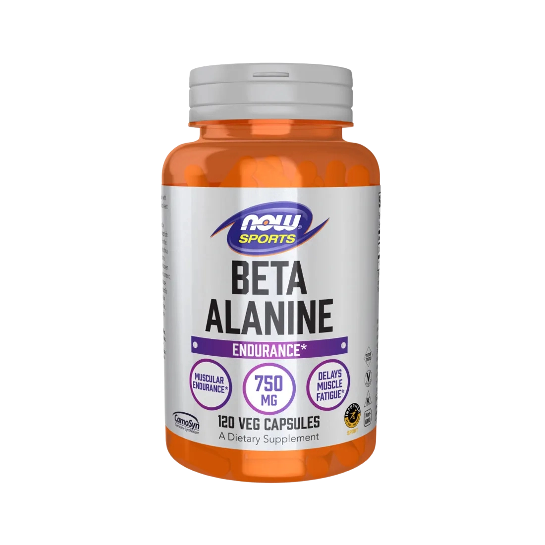 beta alanina now foods 750 mg 120 caps carnosyn