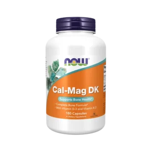calcio magnesio vitamina d3 y k2 180 cápsulas NOW Foods Cal-Mag DK