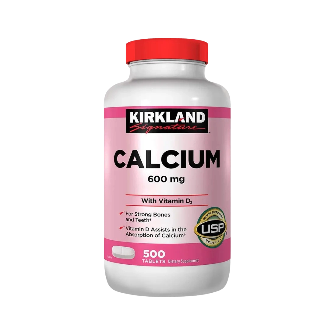 calcio 600 vitamina d kirkland 500 tabletas