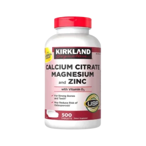 Calcium Magnesium and Zinc 500 Tabs Kirkland