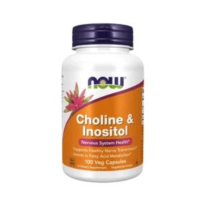 colina inositol 250 mg 100 cápsulas now foods