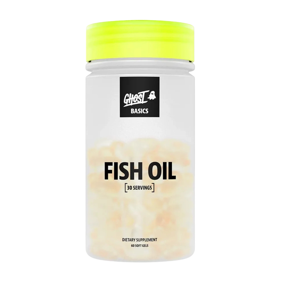 omega 3 fish oil 60 softgels ghost aceite de pescado