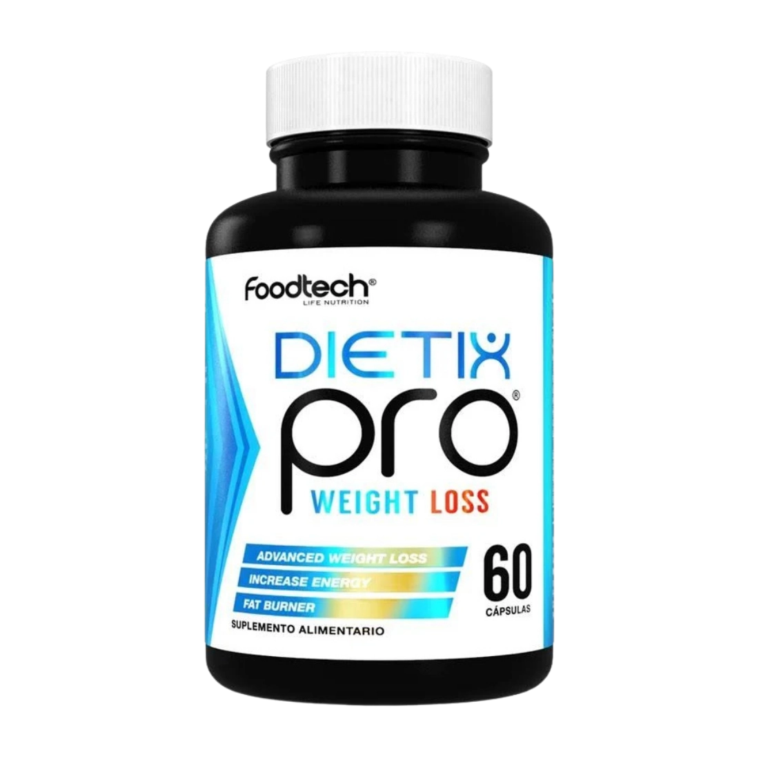 dietix pro foodtech 60 caps control de peso cápsulas weight loss