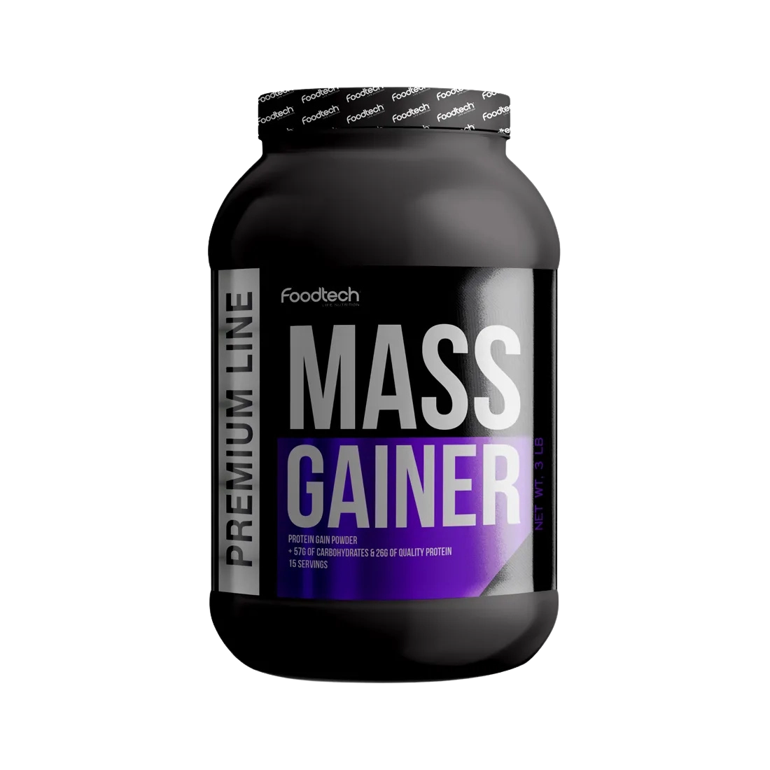 Gainer para subir de peso 3 lb Foodtech chocolate