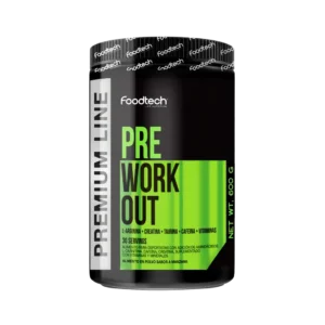 comprar pre entreno premium line 600 g Foodtech sabor manzana