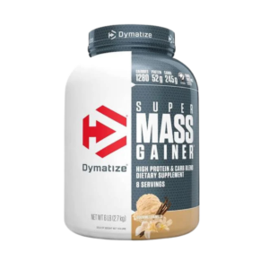 Super Mass Gainer 6 lb Dymatize fórmula en polvo para Volumen Deportivo