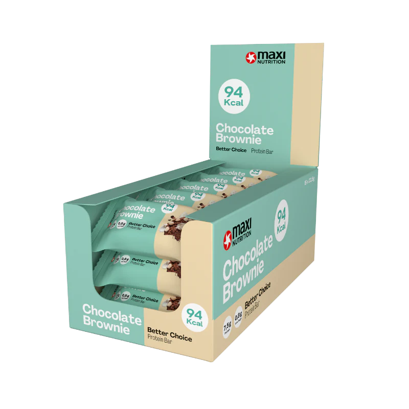 Barra de proteína Chocolate Brownie 15 unidades Maxi Nutrition