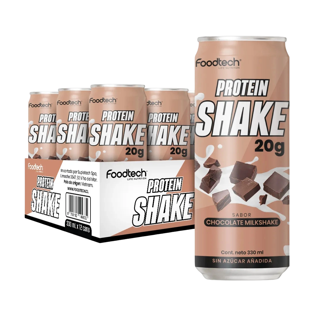 Protein shake 12 unidades Foodtech