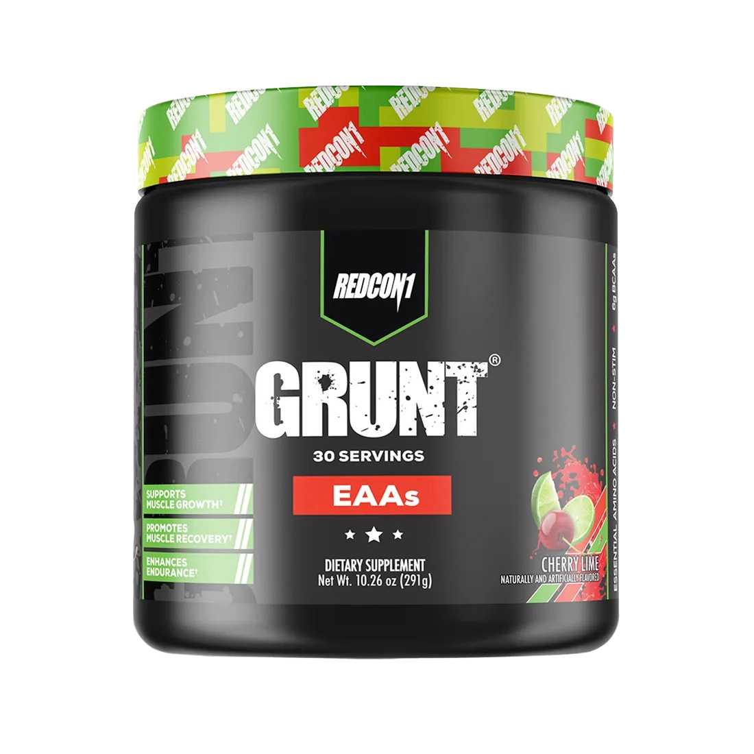 Grunt EAAs Redcon1 291 g aminoácidos esenciales en polvo 30 servicios
