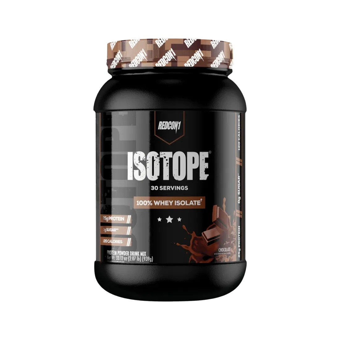 Proteína whey isolate 2 lb Redcon1 Isotope sabor Chocolate
