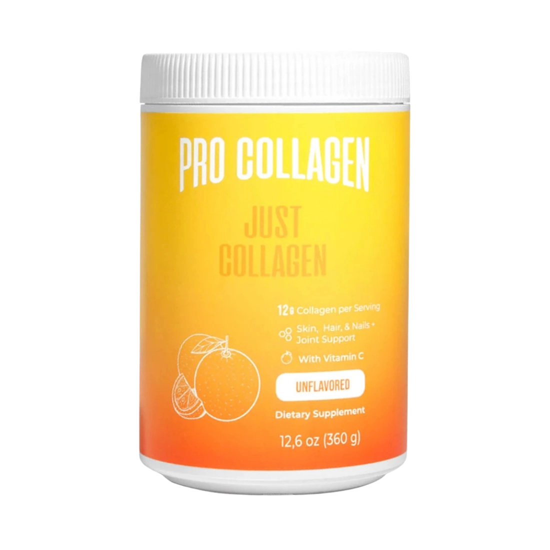 colageno hidrolizado sin sabor 360 g procollagen just collagen