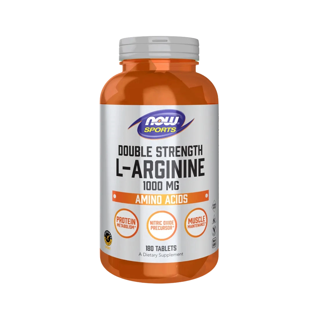 l arginina 1000 mg 180 tabletas now foods sin sabor