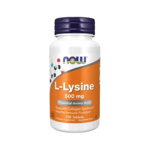 Lisina 500 mg NOW Foods 100 tabletas suplemento