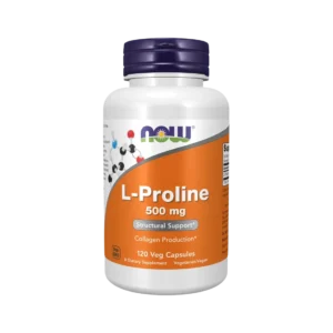 Prolina suplemento 500 mg 120 cápsulas NOW Foods