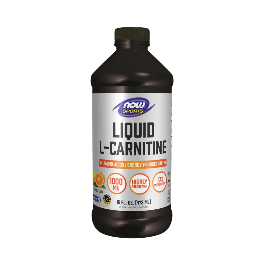 l carnitina liquida now foods 473 ml citrus