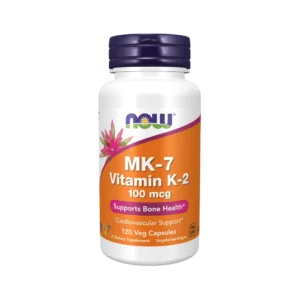 vitamina k2 mk7 100 mcg 120 cápsulas vegetales now foods