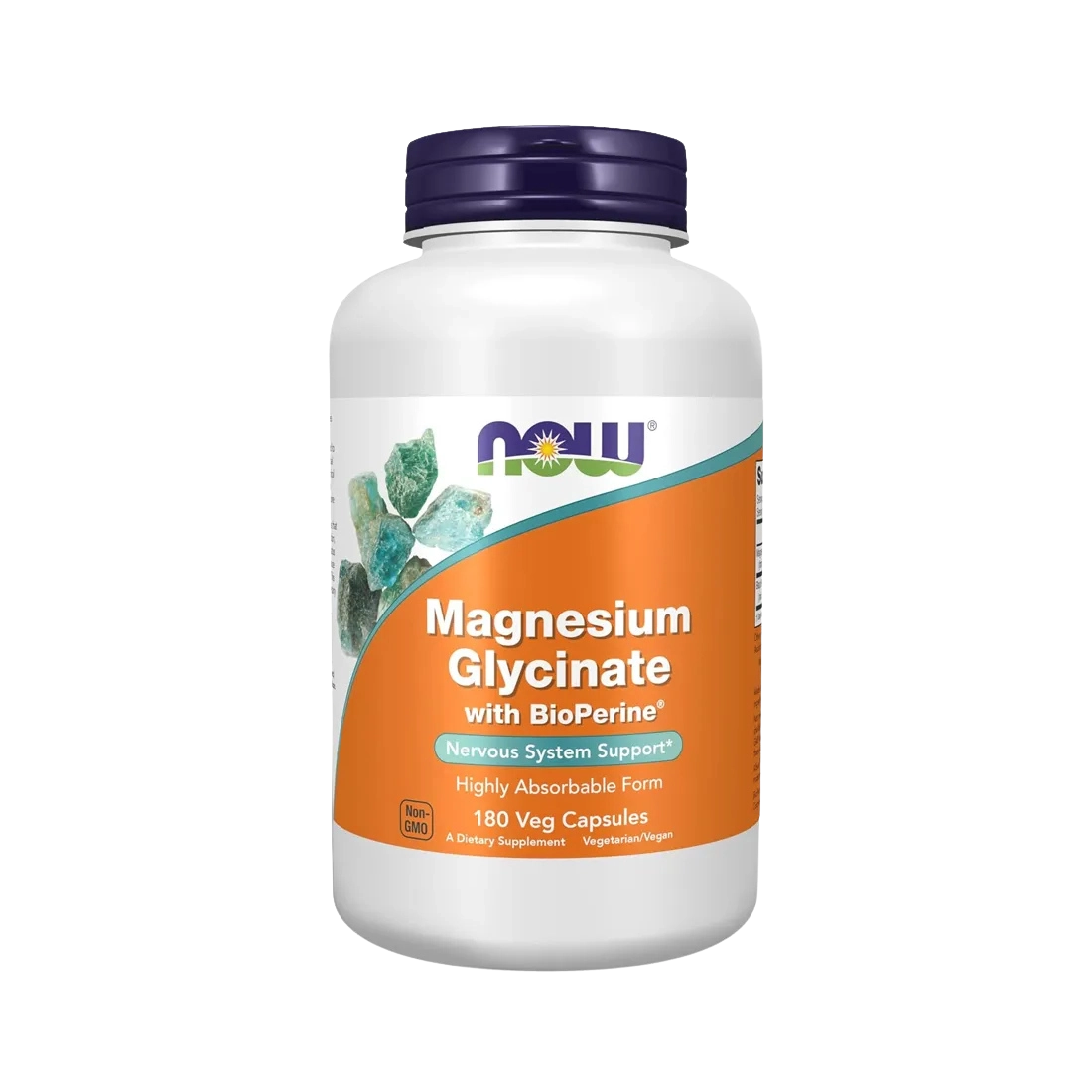 glicinato de magnesio con BioPerine 180 cápsulas NOW Foods