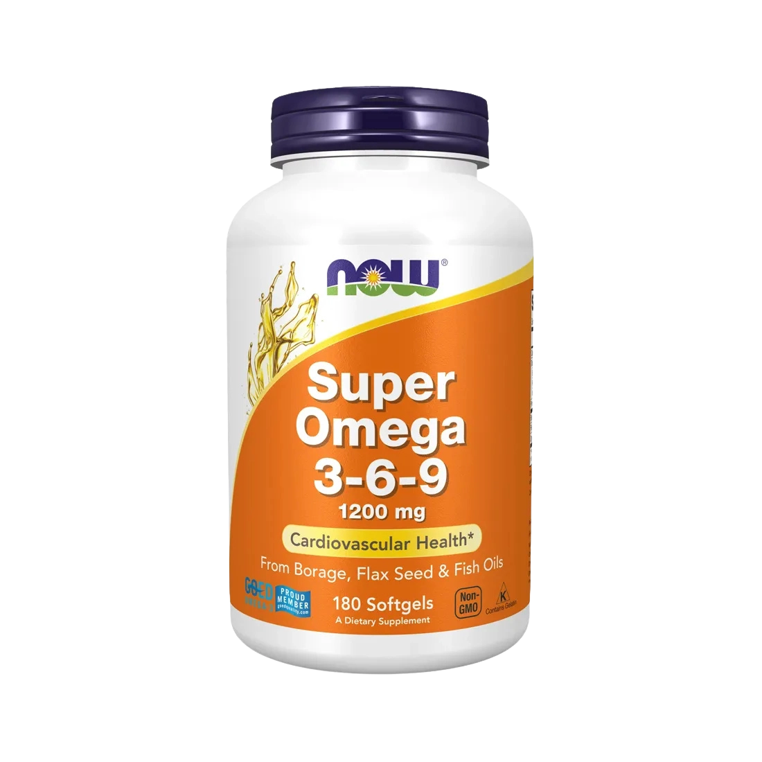 super omega 3 6 9 now 180 cápsulas blandas now foods 1200 mg