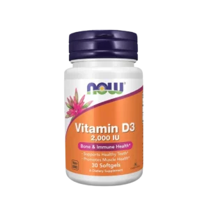 vitamina d3 2000 ui now foods 30 softgels