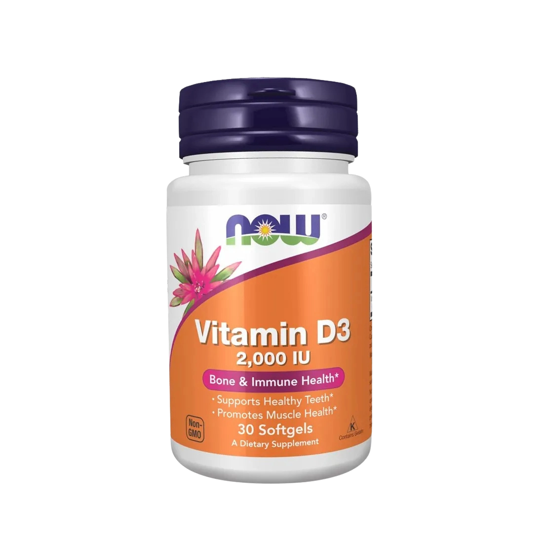 vitamina d3 2000 ui now foods 30 softgels
