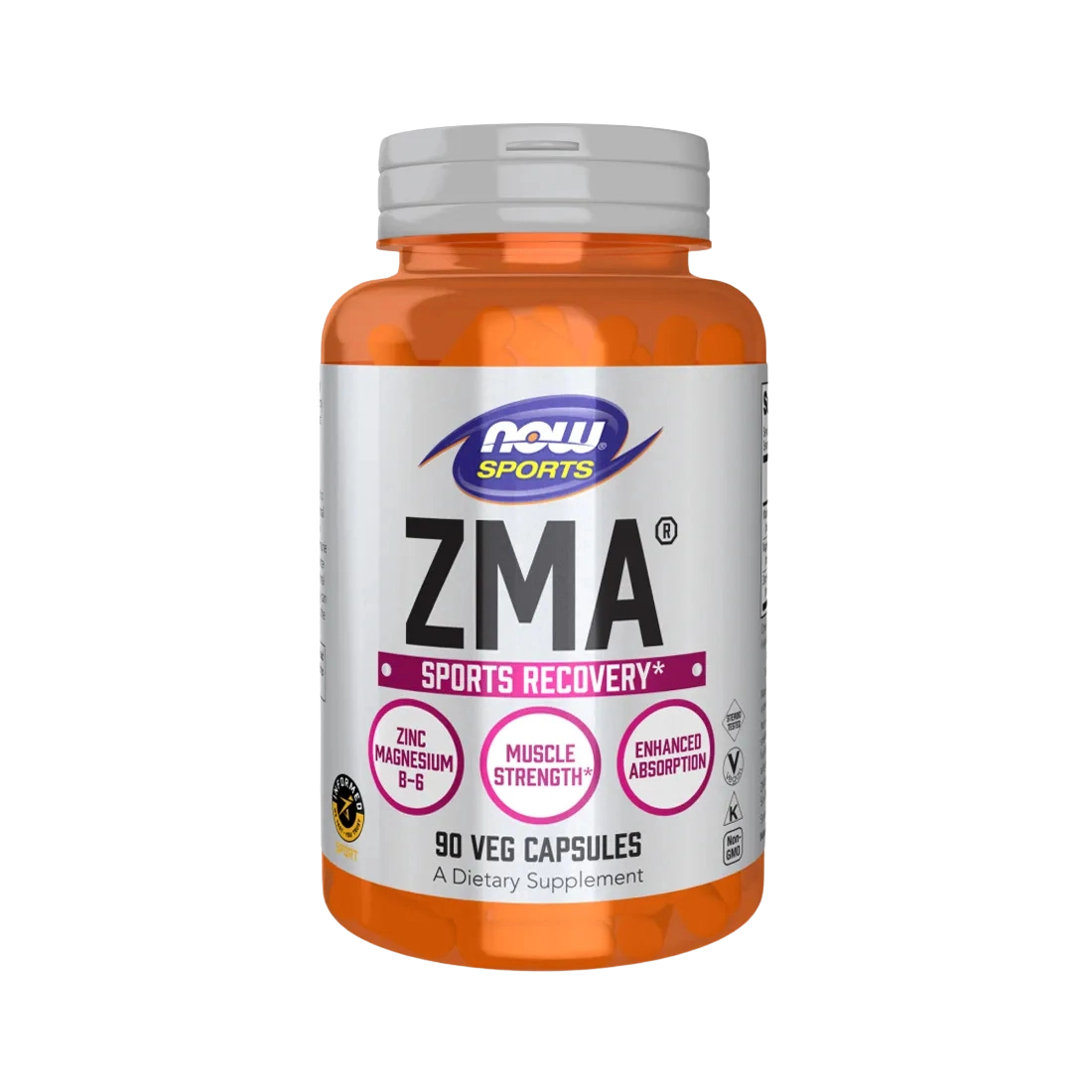 now zma 800 mg now foods 90 cápsulas veganas zinc magnesio b6