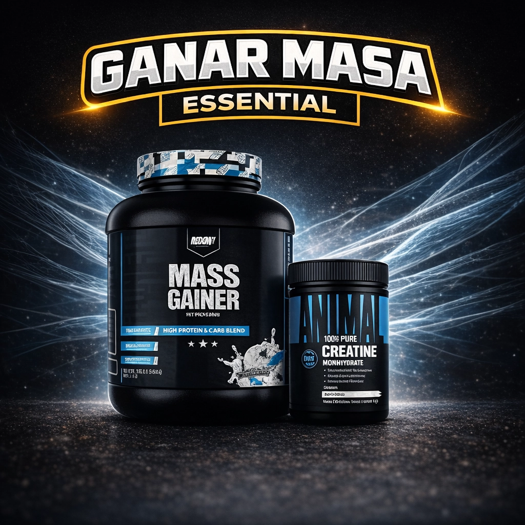 Pack Ganar Masa Essential Redcon1 + Animal