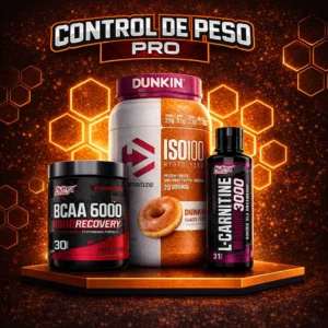 pack control de peso pro proteína bcaa carnitina