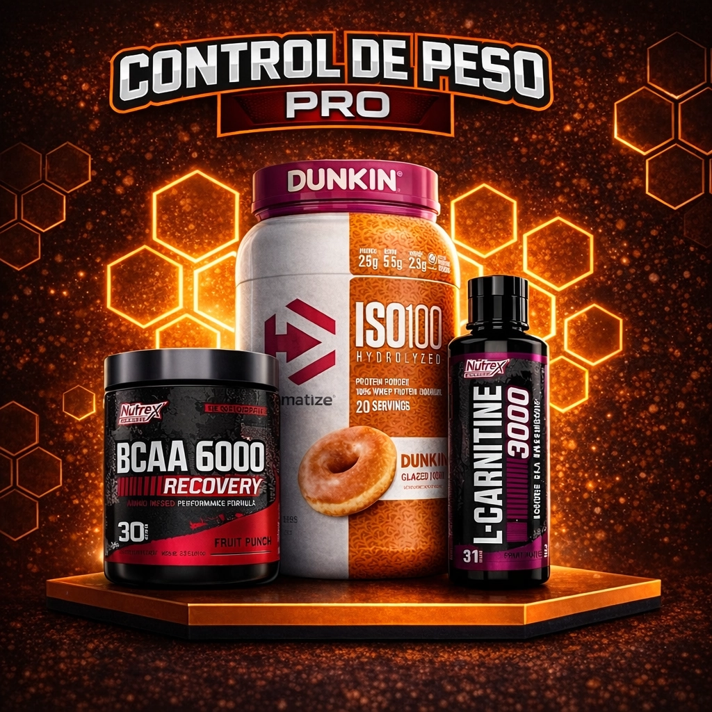 pack control de peso pro proteína bcaa carnitina