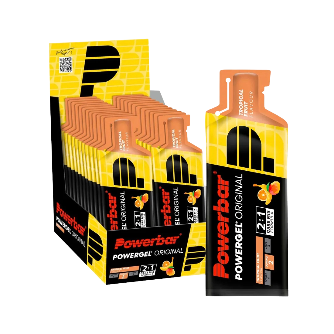 Caja Powergel Original 24 uni - Power Bar Topical fruit