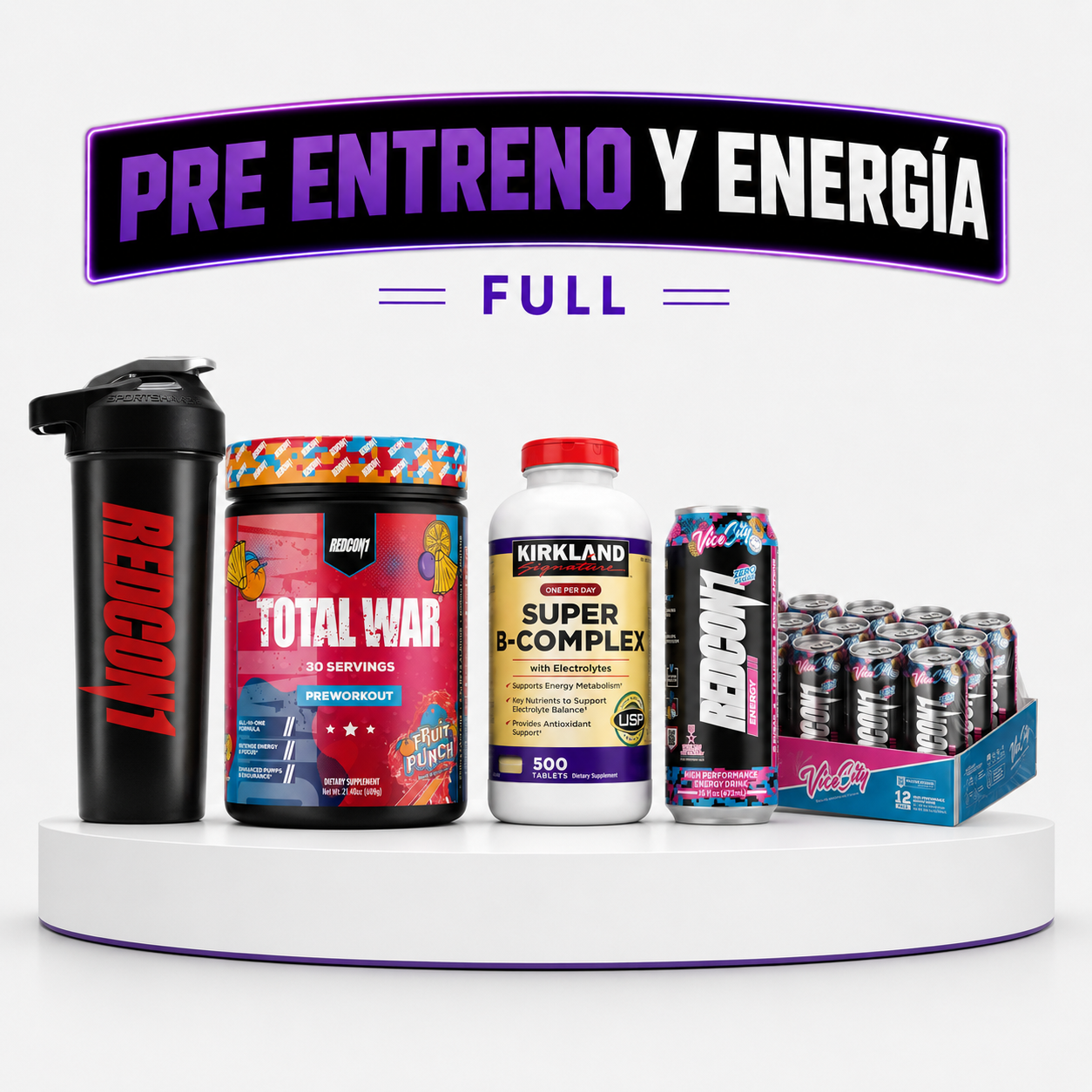 pack pre entreno y energia full