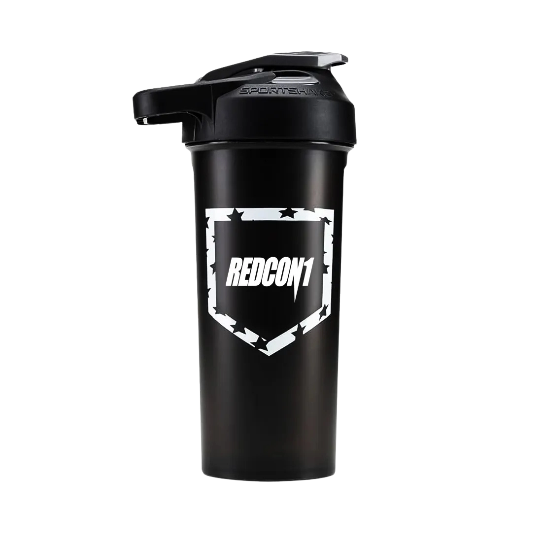shaker para proteína Redcon1 700 ml black white