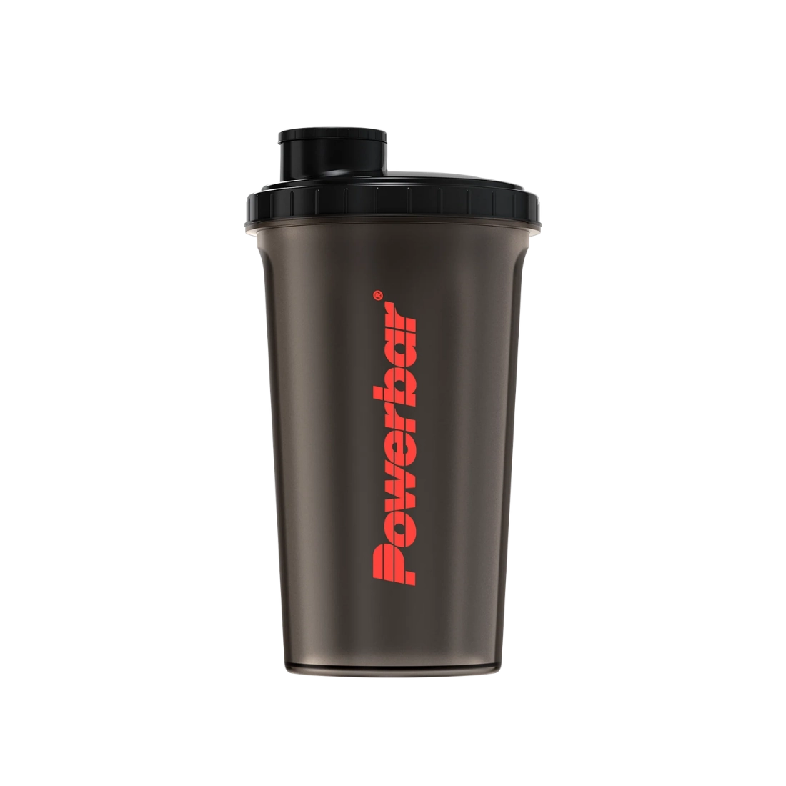 Shaker PowerBar 750 ml negro y rojo