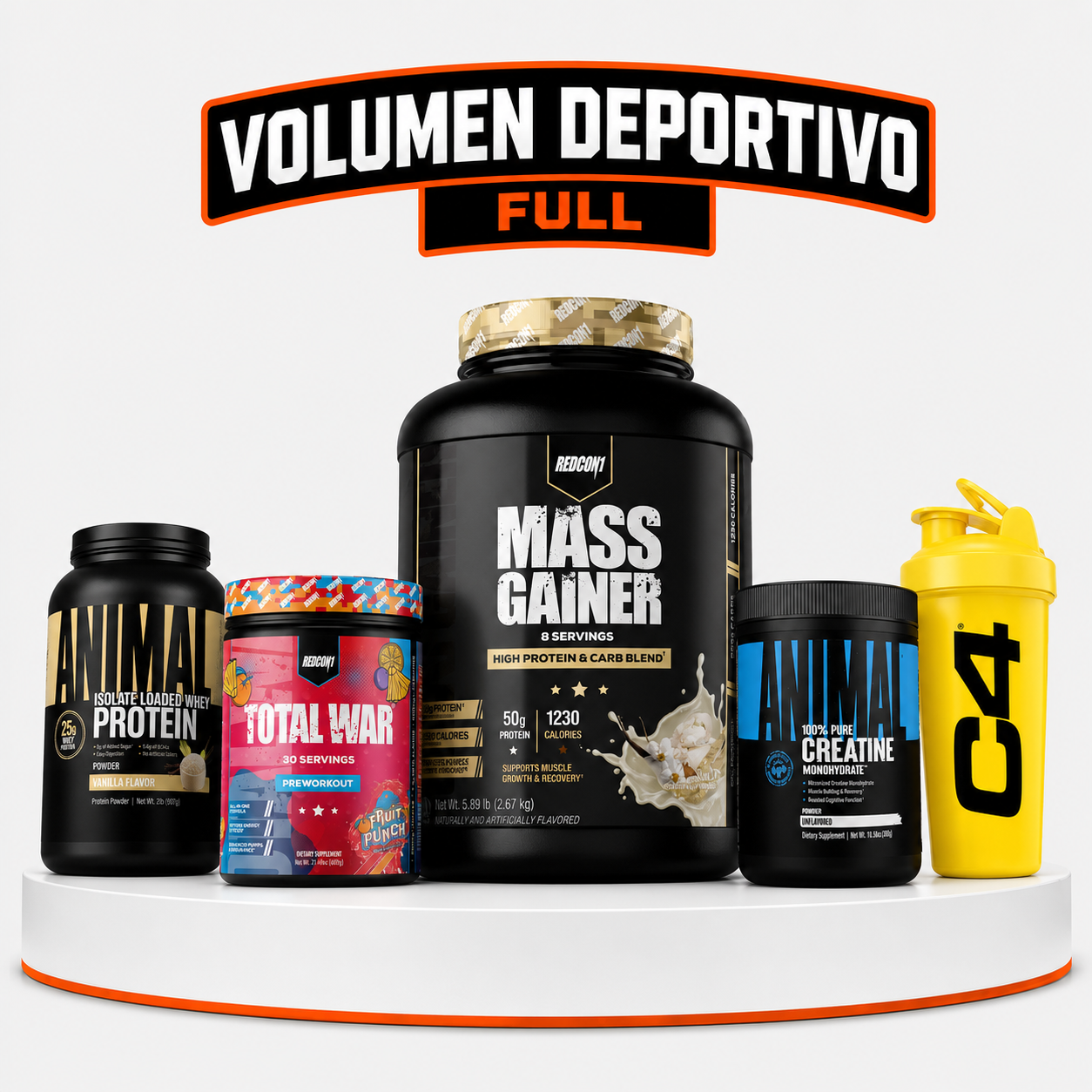 pack volumen deportivo full