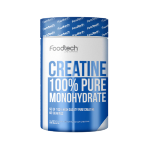 creatina Foodtech Creatine 100 Pure Monohydrate formatos 60 servicios 1 kg y 30 sachets