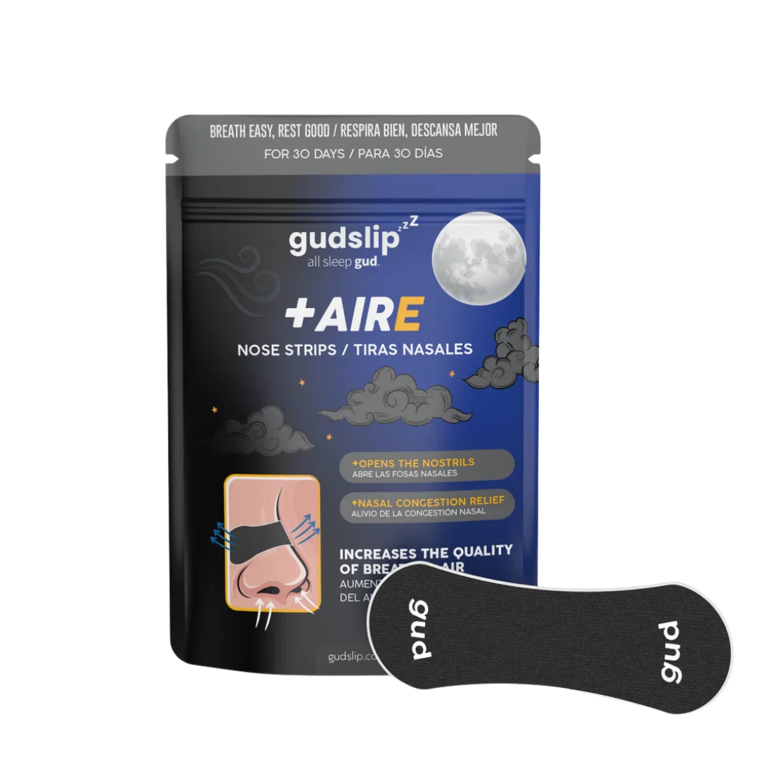 tiras nasales Gudslip Good Night 30 unidades producto original