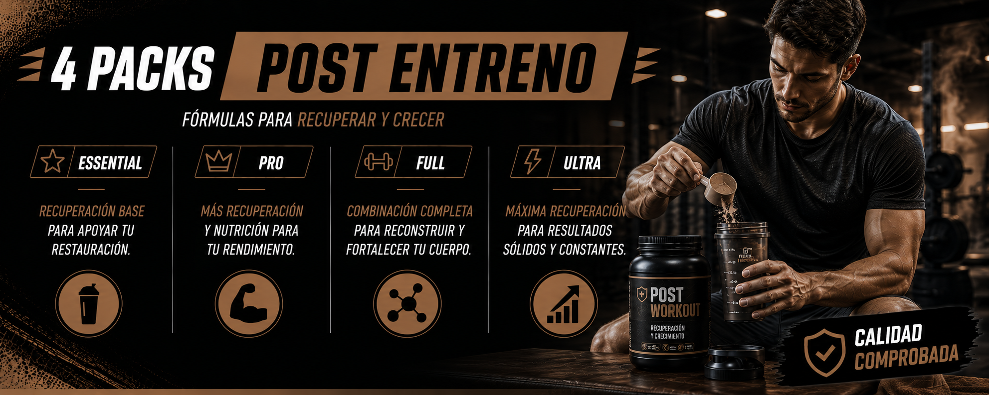 Packs Post Entreno Bee Fitness