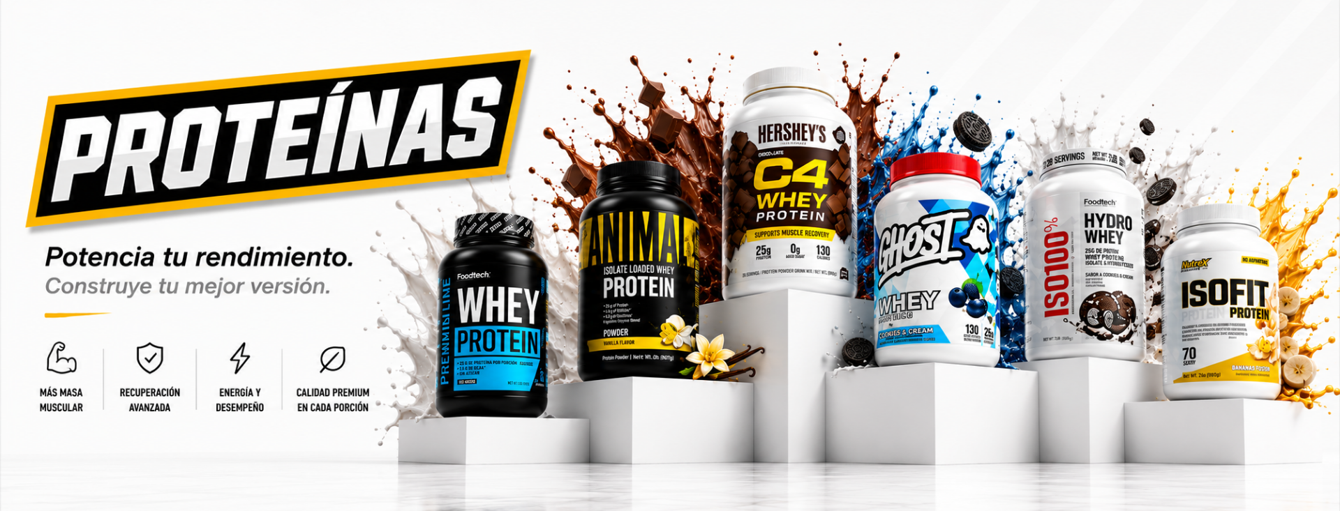 Catálogo de proteínas Bee Fitness