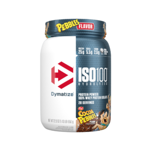 ISO100 Dymatize 1.4 lb – Proteína Aislada e Hidrolizada cocoa pebbles