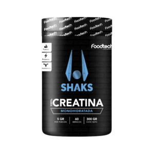 Creatina Monohidratada Foodtech Shaks 300 g sin sabor